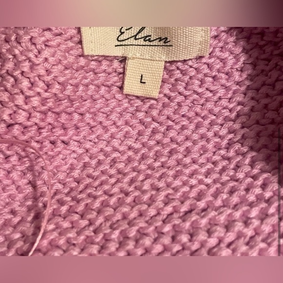 ELAN Pink Crochet Cutout Mini Dress - Picture 13 of 13